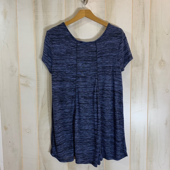 NWT Serena Williams Blue Heathered Top S - Picture 2 of 4
